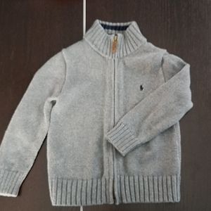 Polo Ralph Lauren Boys zip-up cotton sweater 4/4T